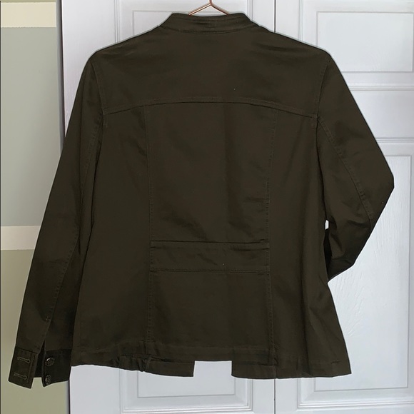 Valerie Stevens Green Utility Jacket NWOT - Picture 4 of 5